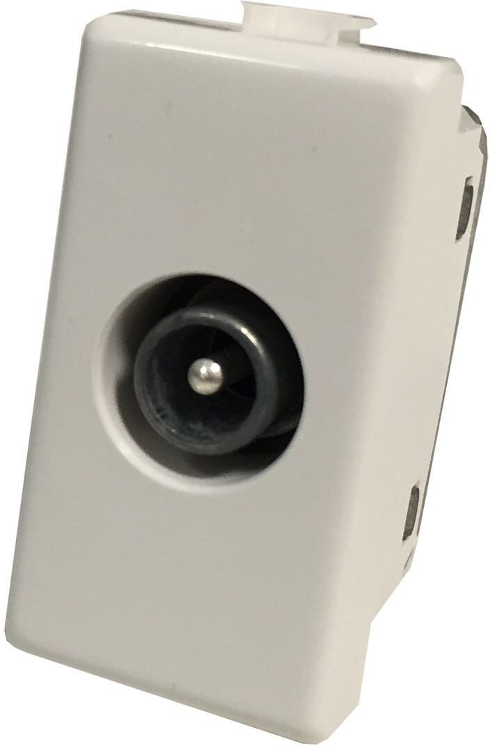 Presa Tv Passante -4db Compatibile Con Bticino Matix Presa Tv Passante -4db Compatibile Con Bticino Matix
