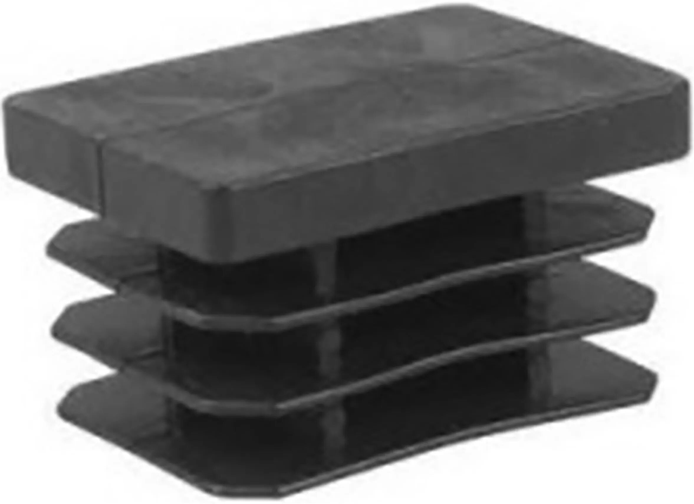 Puntale Alettato Ad Infilare Per Tubo 30x40 Mm Pvc Nero 4 Pezzi Puntale Alettato Ad Infilare Per Tubo 30x40 Mm Pvc Nero 4 Pezzi