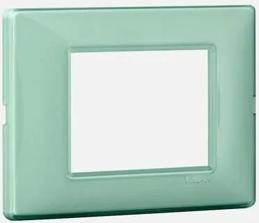 Placca 3 Moduli Reflex Menta Vimar Plana