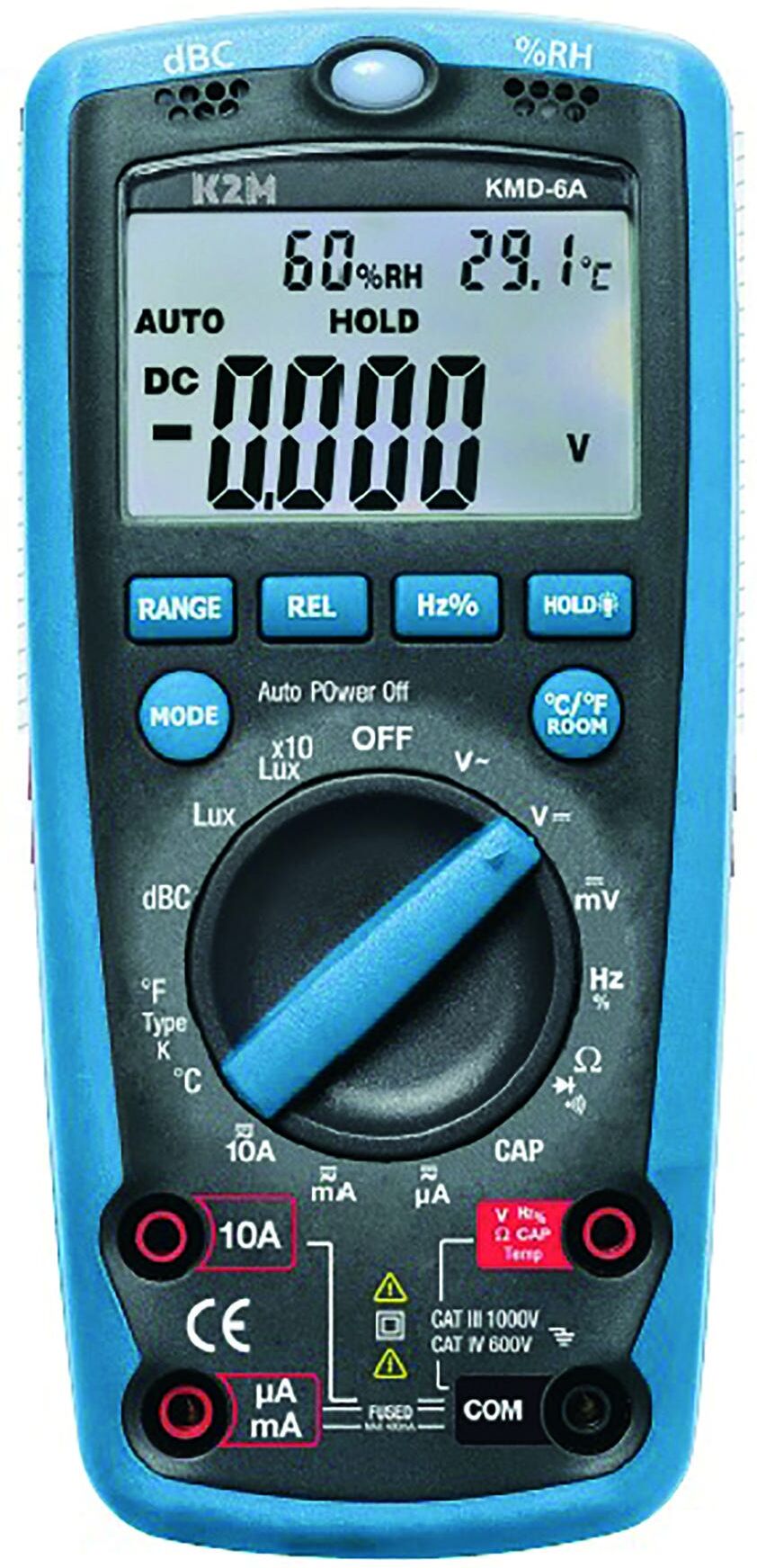 Multimetro Professionale Digitale K2m Multifunzione 6 In 1 50 - 1000v Ac/dc Con Display Lcd Multimetro Professionale Digitale K2m Multifunzione 6 In 1 50 - 1000v Ac/dc Con Display Lcd