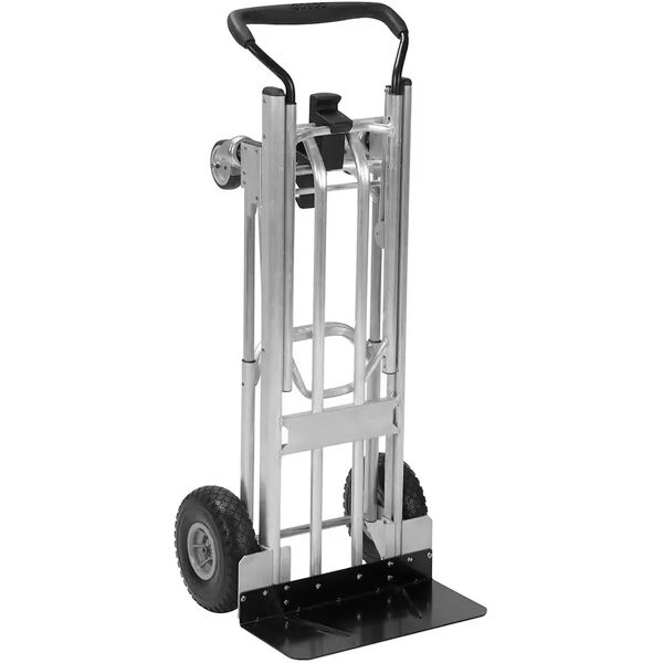 tecnomat carrello multiposizione in alluminio portata da 250 kg a 450 kg 122x46,5x50 cm