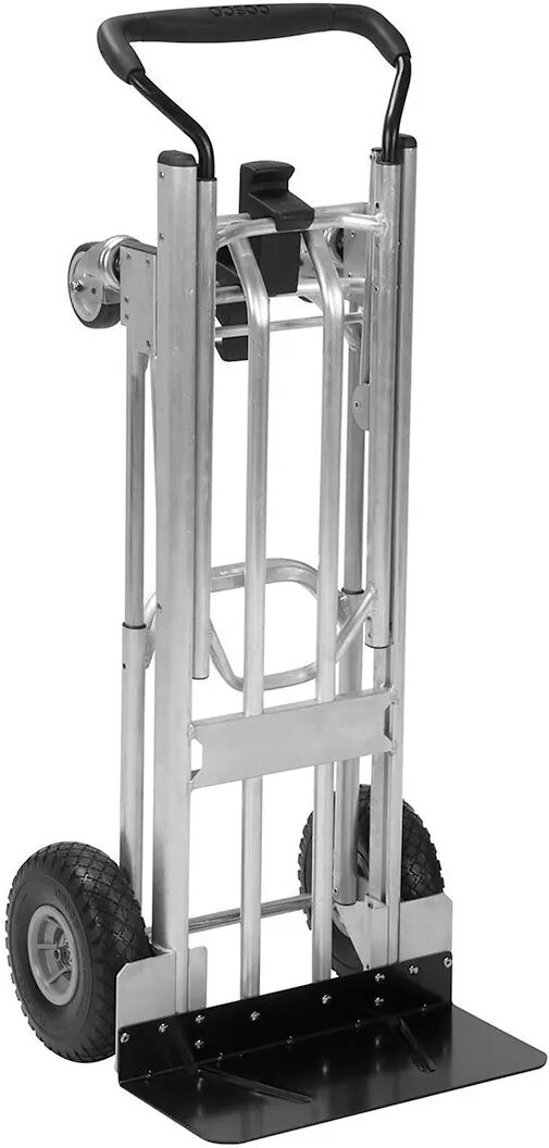 tecnomat carrello multiposizione in alluminio portata da 250 kg a 450 kg 122x46,5x50 cm