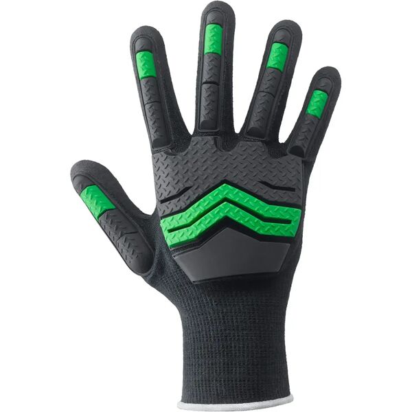 tecnomat guanto a filo continuo in nylon hd e kevlar taglia 10 palmo in nitrile nft antitaglio