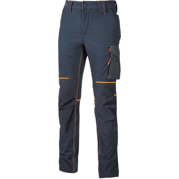 u-power pantalone world  taglia xl colore blu in tessuto strech 140 g slim fit