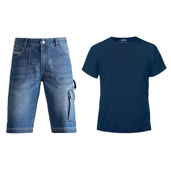 kapriol set  pantaloncini jeans e maglietta taglia xxl