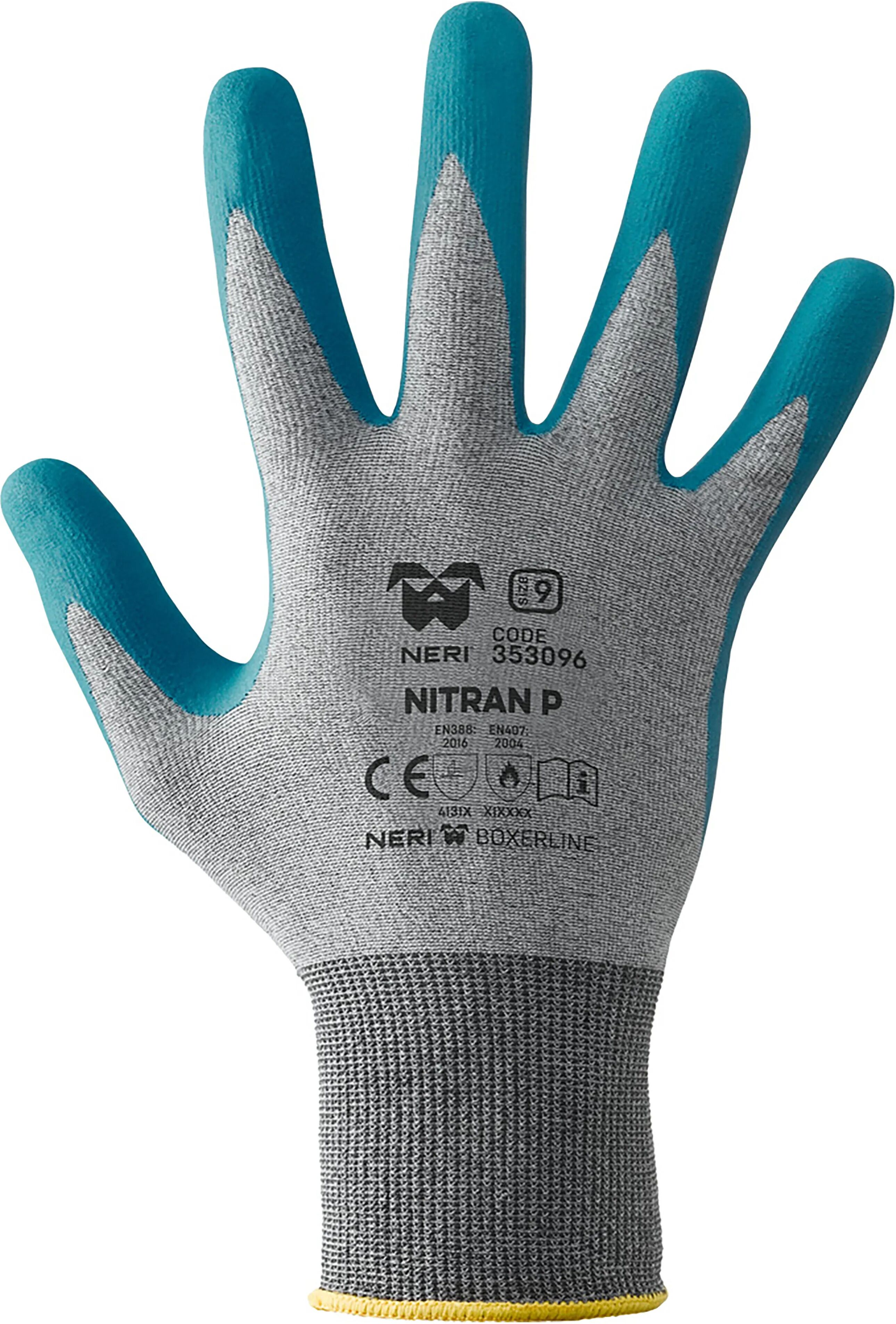 tecnomat guanto filo nylon elastene taglia 9 palmo spalmato di nitrile per meccanici.