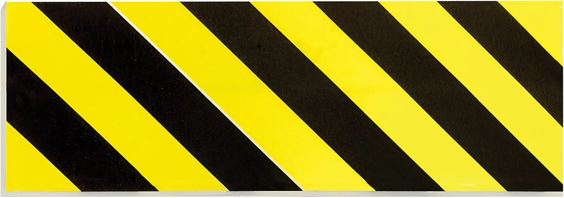 tecnomat antiurto adesivo per box e parete 1000x200x15 mm polietilene giallo / nero