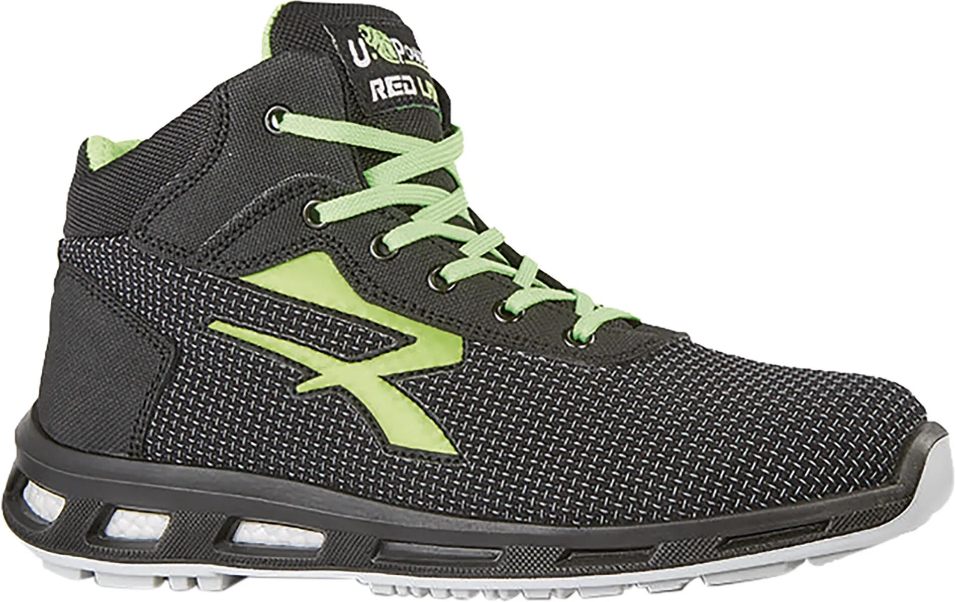 u-power scarpa antinfortunistica 38 u power hard alta classe s3 src esd nera verde