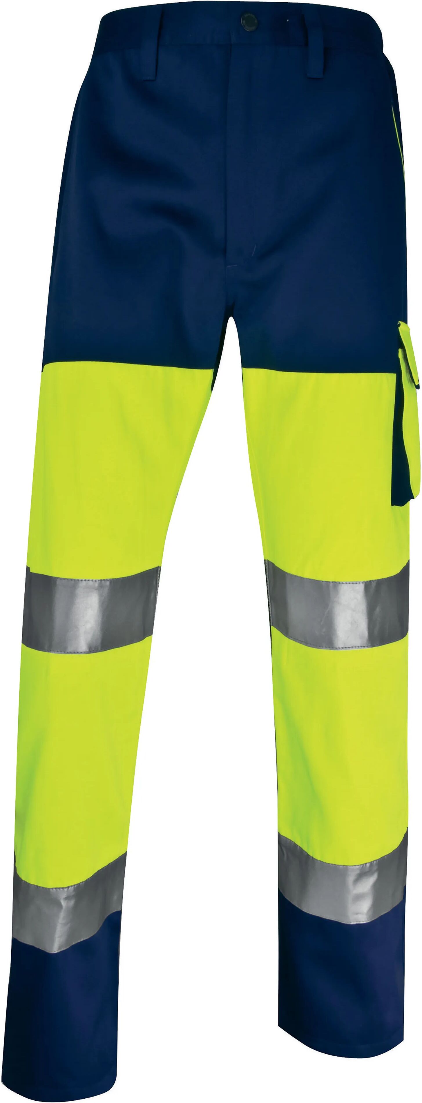 delta plus pantalone alta visibilita  colore giallo blu taglia m