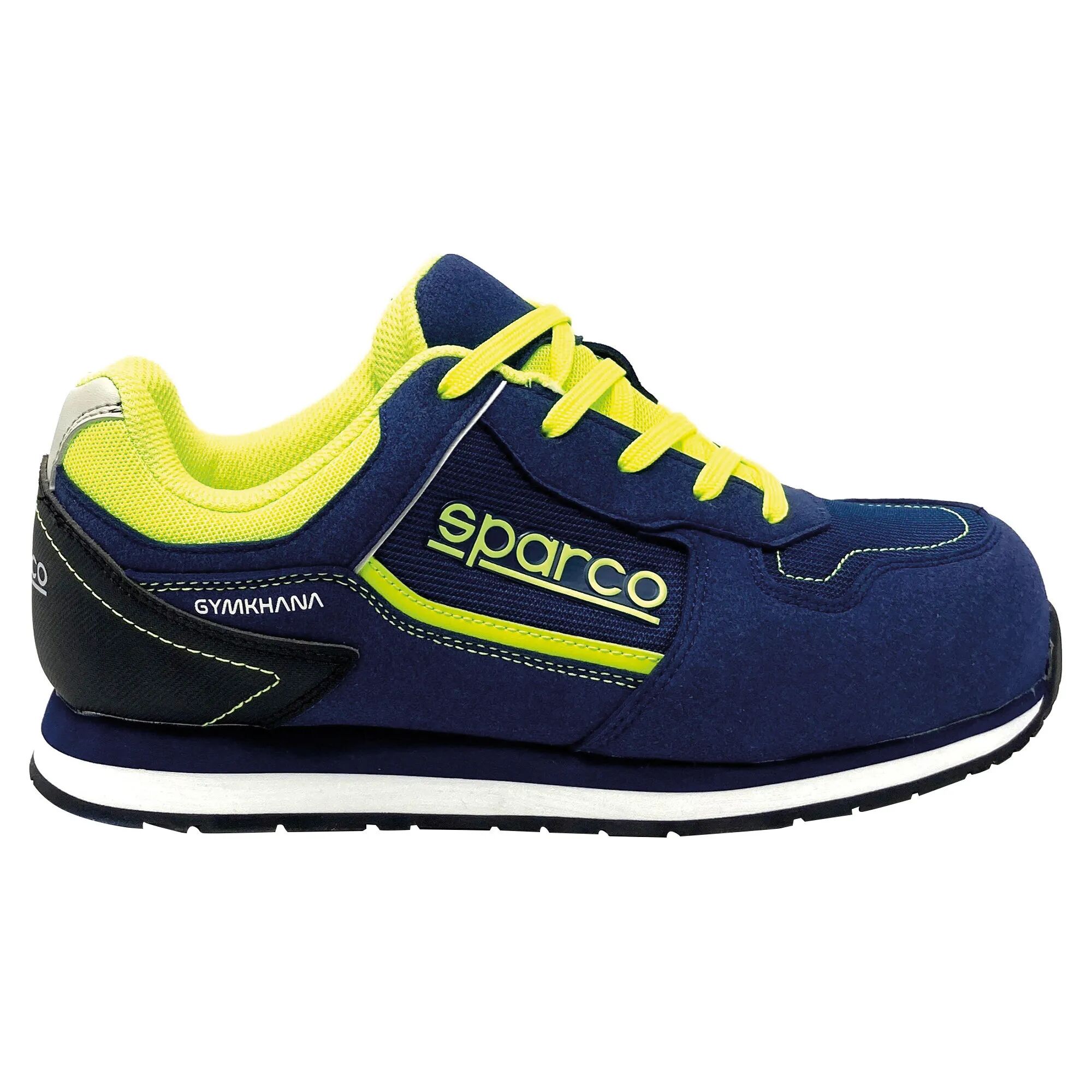 sparco scarpa antinfortunistica 42  gymkhana bassa classe s1p src blu e gialla metal free