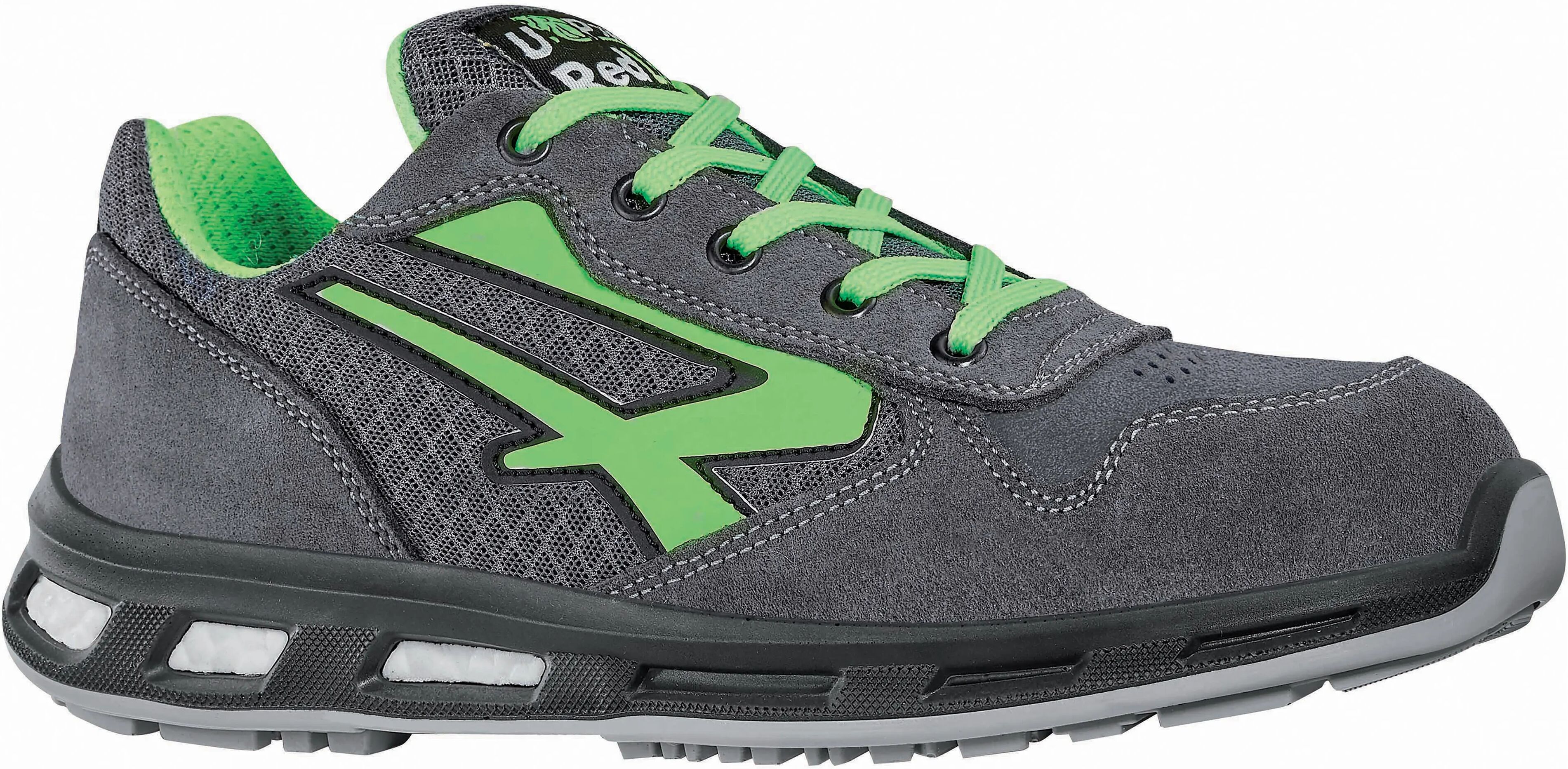 U-power SCARPA ANTINFORTUNISTICA 43  POINT BASSA CLASSE S1P SRC ESD GRIGIA VERDE