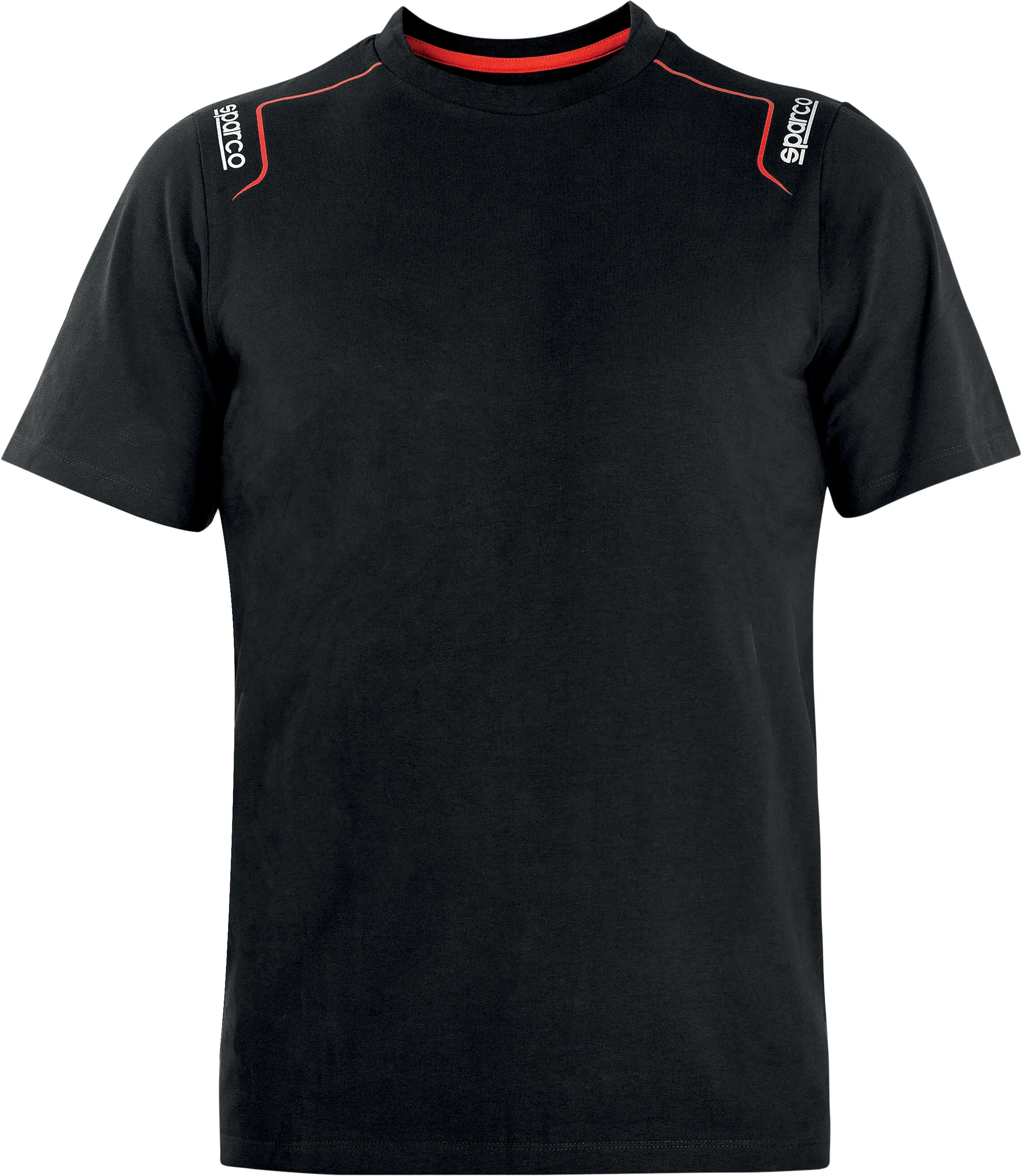 Sparco T SHIRT MANICA CORTA TRENTON  TAGLIA XXL COLORE NERO COTONE ELASTICIZZATO