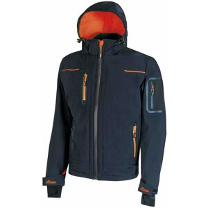 U-power GIACCA SOFT SHELL SPACE TAGLIA M COLORE BLU CON CAPPUCCIO E ZIP IMPERMEABILE U-power GIACCA SOFT SHELL SPACE TAGLIA M COLORE BLU CON CAPPUCCIO E ZIP IMPERMEABILE