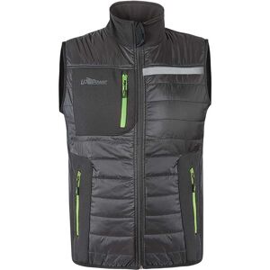 U-power GILET WALL TAGLIA L COLORE GRIGIO INSERTI VERDI IMBOTTITURA IN GRAFENE U-power GILET WALL TAGLIA L COLORE GRIGIO INSERTI VERDI IMBOTTITURA IN GRAFENE