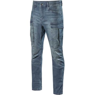 Diadora PANTALONE JEANS STONE CARGO TAGLIA M/L 32 Diadora PANTALONE JEANS STONE CARGO TAGLIA M/L 32