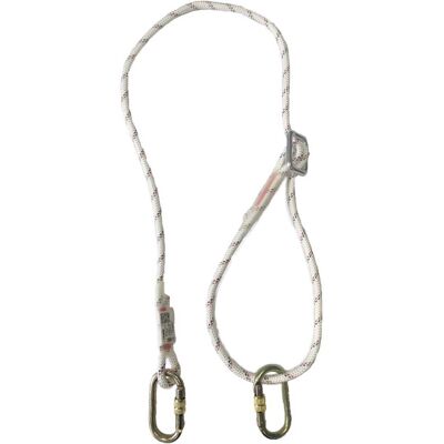 Tractel CORDINO DI POSIZIONAMENTO EN 358 REGOLABILE A FIBBIA AP 18mm 2 MOSCHETTONI CON GHIERA Tractel CORDINO DI POSIZIONAMENTO EN 358 REGOLABILE A FIBBIA AP 18mm 2 MOSCHETTONI CON GHIERA