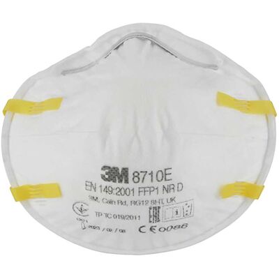 3M 20 MASCHERINE FFP1 8710PRO A COPPETTA SENZA VALVOLA MONOUSO 3M 20 MASCHERINE FFP1 8710PRO A COPPETTA SENZA VALVOLA MONOUSO