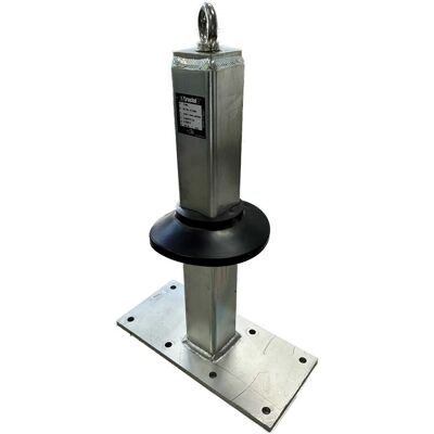 Tractel PALO BASE RETTANGOLARE 50 cm GOLFARE INOX ANTICADUTA EN795A C CON PIASTRINA Tractel PALO BASE RETTANGOLARE 50 cm GOLFARE INOX ANTICADUTA EN795A C CON PIASTRINA