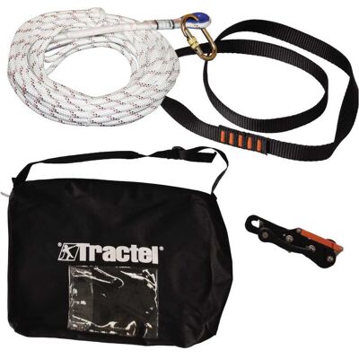 Tractel KIT SOCCORSO E CALATA PER UNA PERSONA CORDA DISCENSORE ANTIPANICO E FETTUCCIA Tractel KIT SOCCORSO E CALATA PER UNA PERSONA CORDA DISCENSORE ANTIPANICO E FETTUCCIA