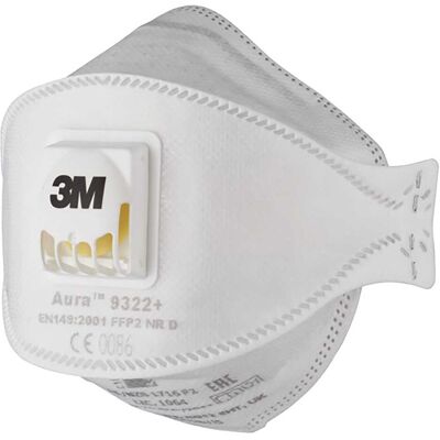 3M 10 MASCHERINE FFP2 9322PRO AURA PIEGHEVOLI CON VALVOLA MONOUSO 3M 10 MASCHERINE FFP2 9322PRO AURA PIEGHEVOLI CON VALVOLA MONOUSO