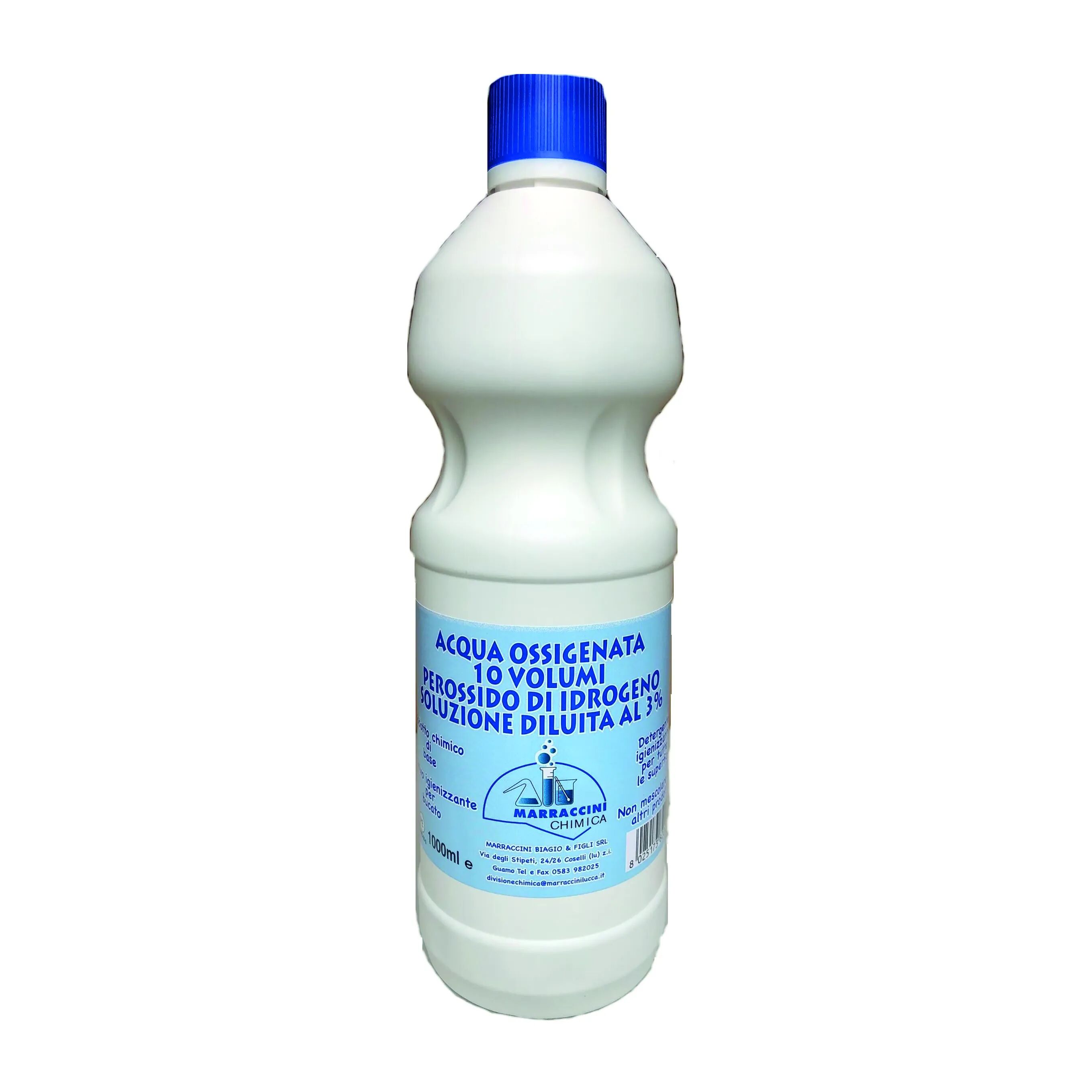 Acqua Ossigenata 1 L 10 Volumi Igienizzante Per Superfici E Bucato
