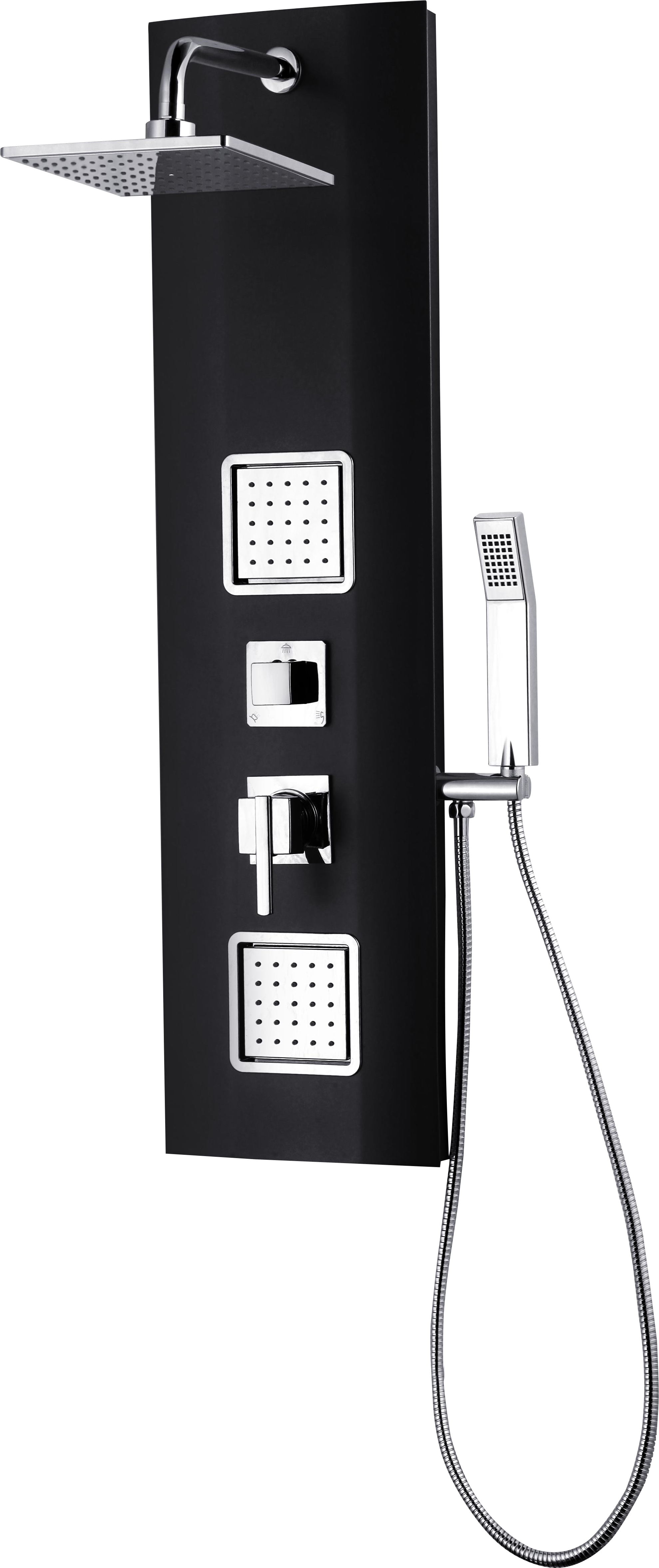 Colonna Doccia Idro Karisma Pvc Antracit Con Ugelli Soft In Silicone Colonna Doccia Idro Karisma Pvc Antracit Con Ugelli Soft In Silicone