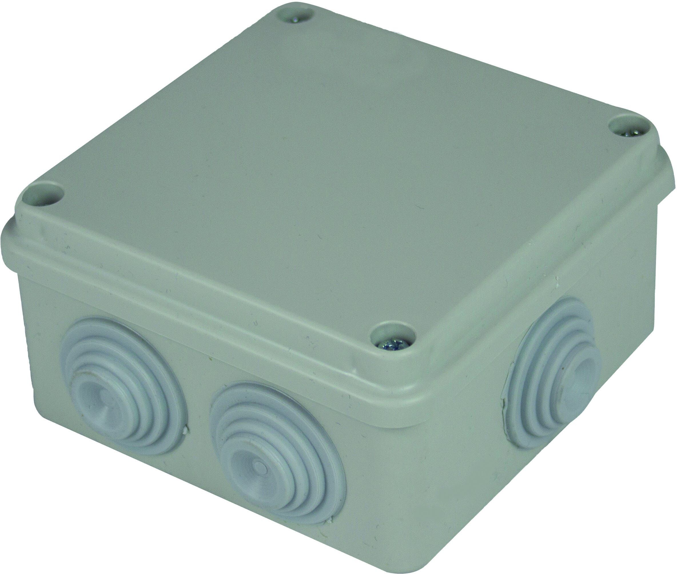 Scatola Di Derivazione Esterna 100x100x50 Mm Con 6 Passacavi Scatola Di Derivazione Esterna 100x100x50 Mm Con 6 Passacavi