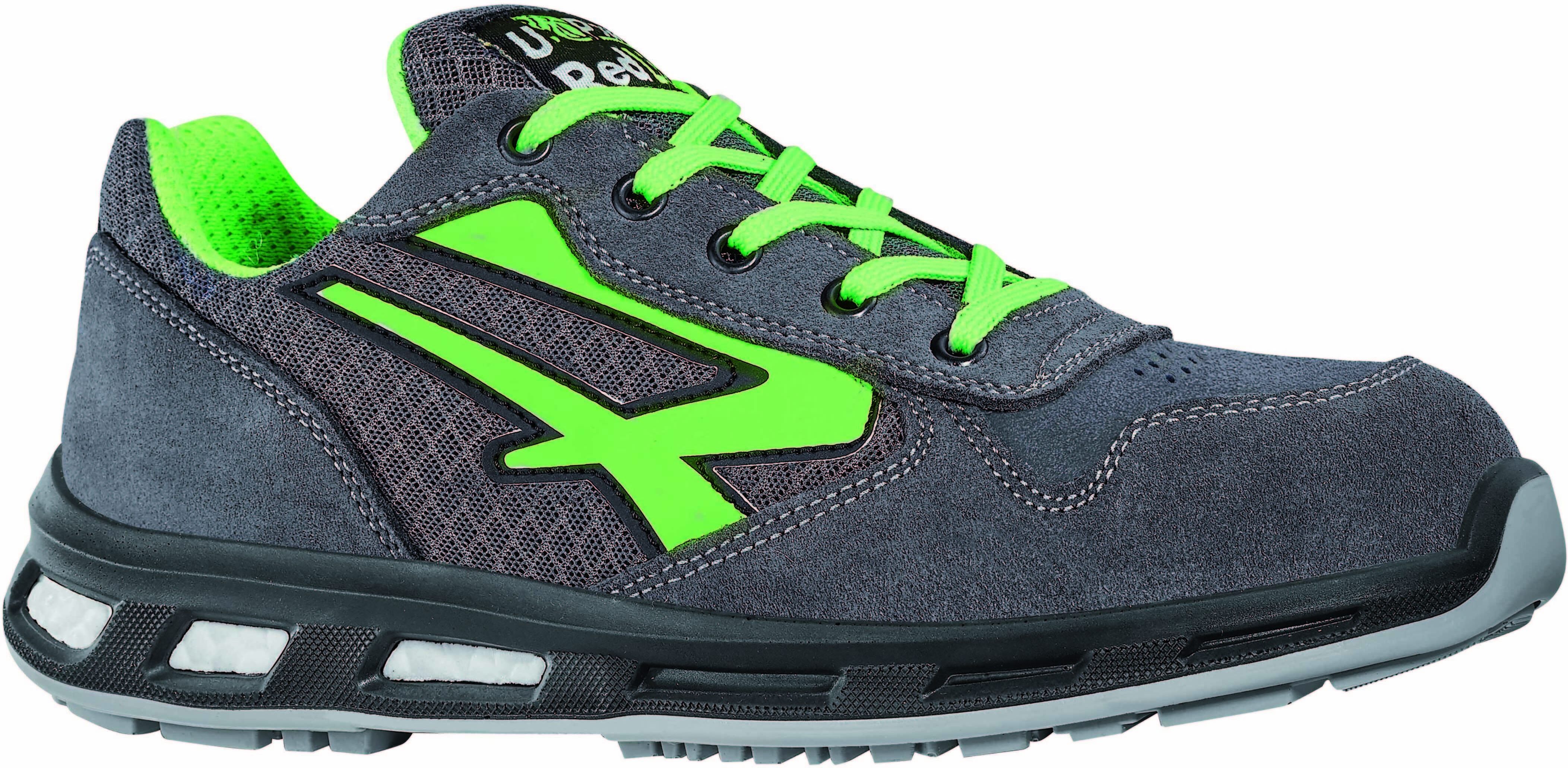 U-POWER Scarpa Antinfortunistica 44  Point Bassa Classe S1-P Src Esd Grigia Verde U-POWER Scarpa Antinfortunistica 44  Point Bassa Classe S1-P Src Esd Grigia Verde