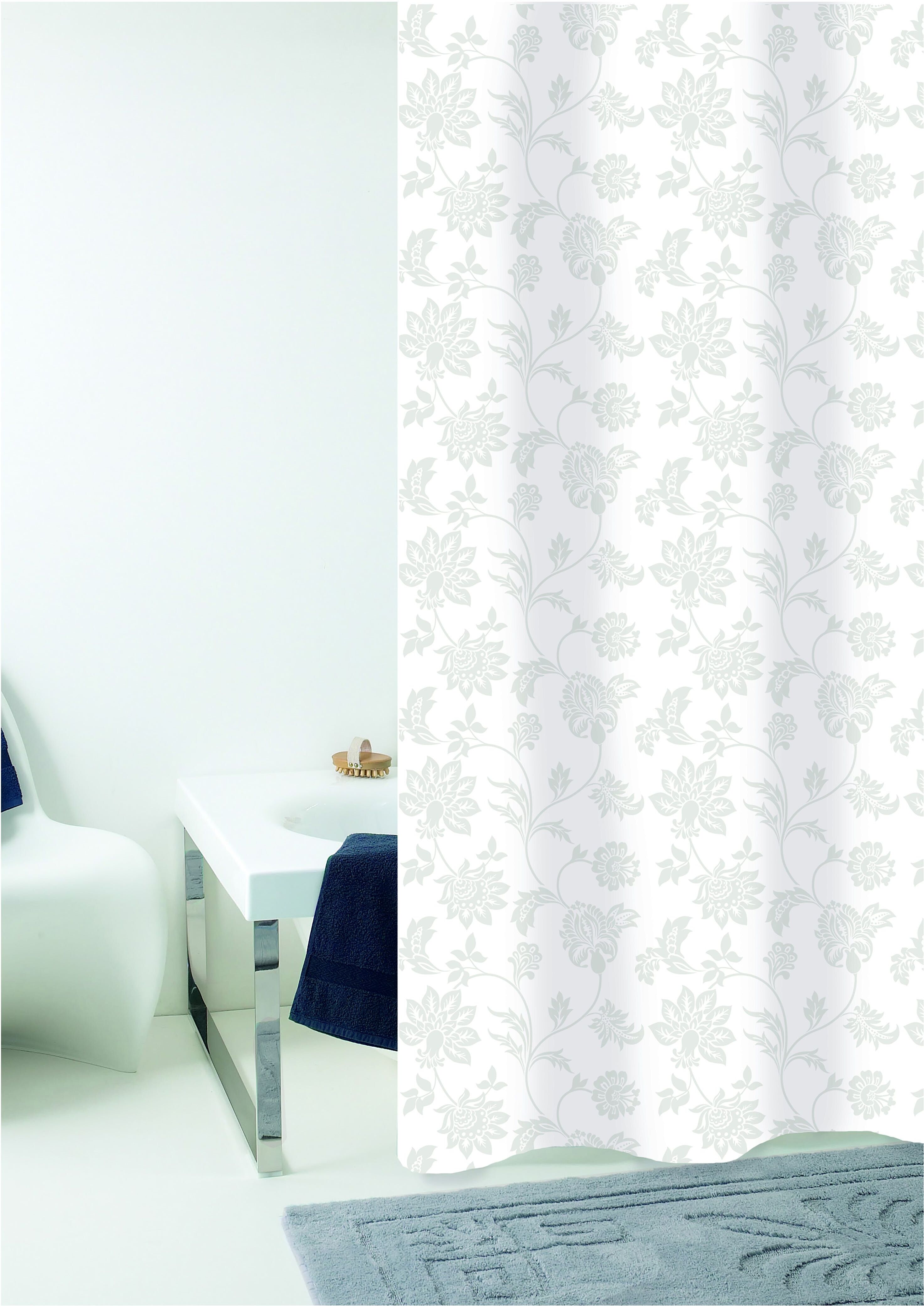 Tenda Doccia Davinda Bianca In Poliestere 240x200 Cm (Lxh) Tenda Doccia Davinda Bianca In Poliestere 240x200 Cm (Lxh)