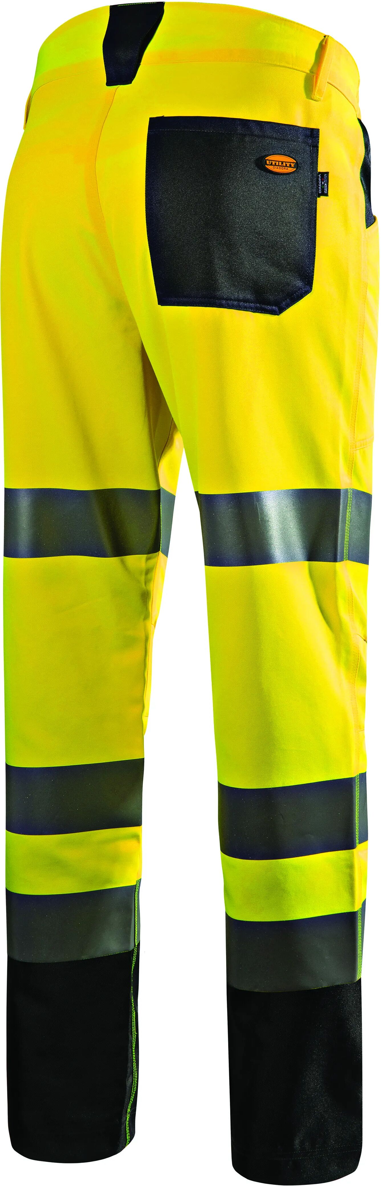 DIADORA Pantalone Alta Visibilita  Colore Giallo Taglia L