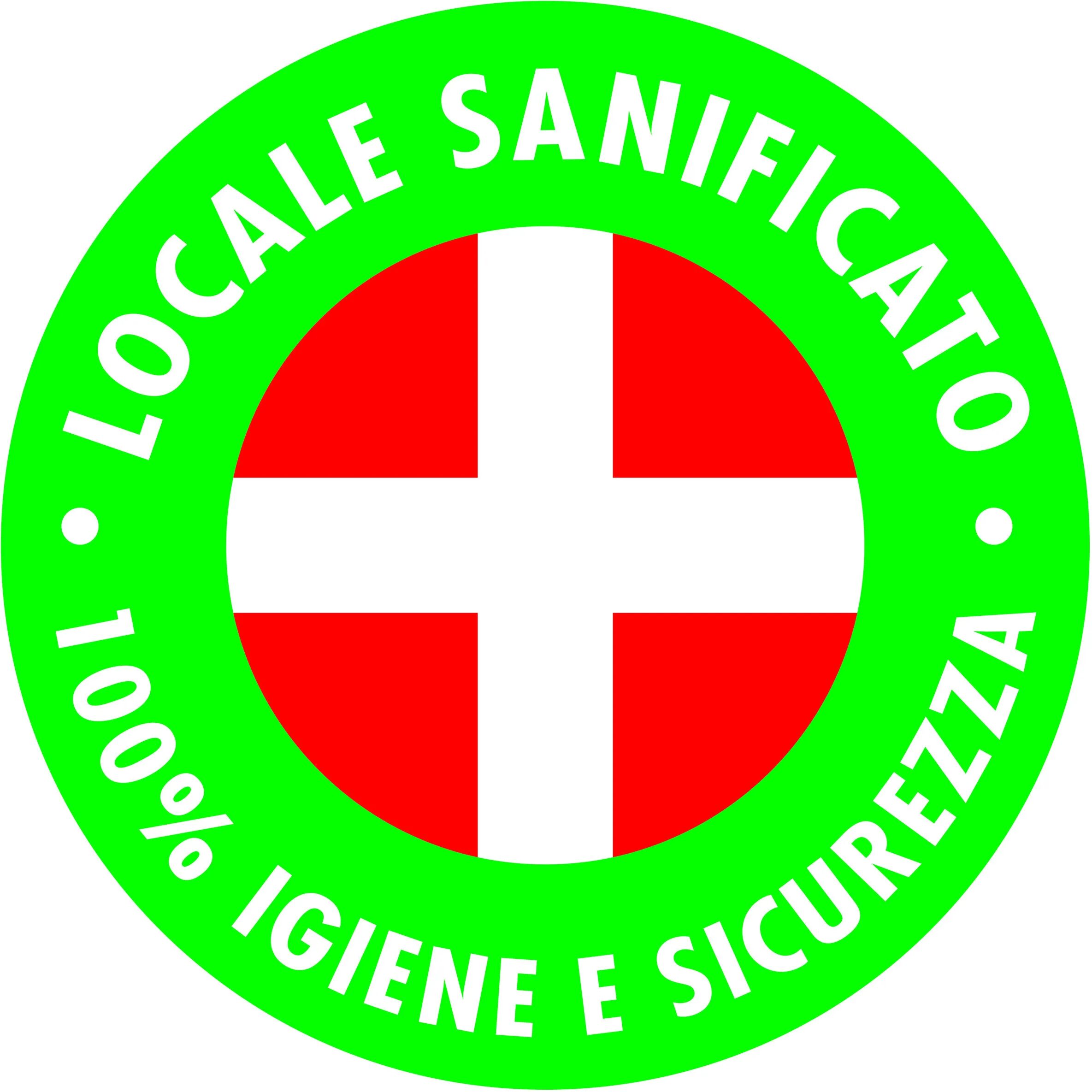 NUOVA ALGIS Adesivo Locale Sanificato 100% Per Vetrina O Pareti 14,5x14,5 Cm NUOVA ALGIS Adesivo Locale Sanificato 100% Per Vetrina O Pareti 14,5x14,5 Cm