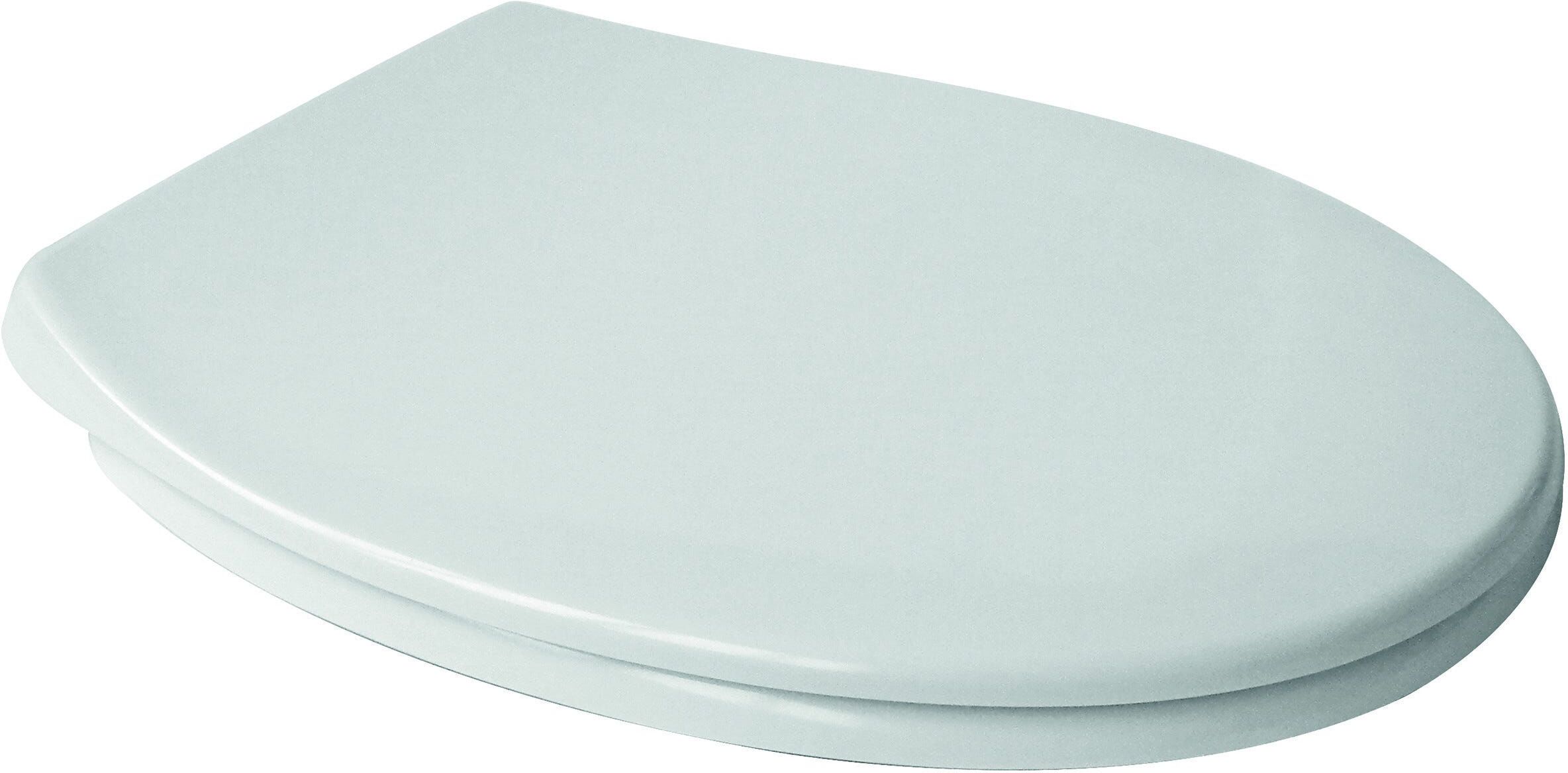Sedile Wc Universale Ovale Termoindurente Bianco Cerniere Acciaio Sedile Wc Universale Ovale Termoindurente Bianco Cerniere Acciaio