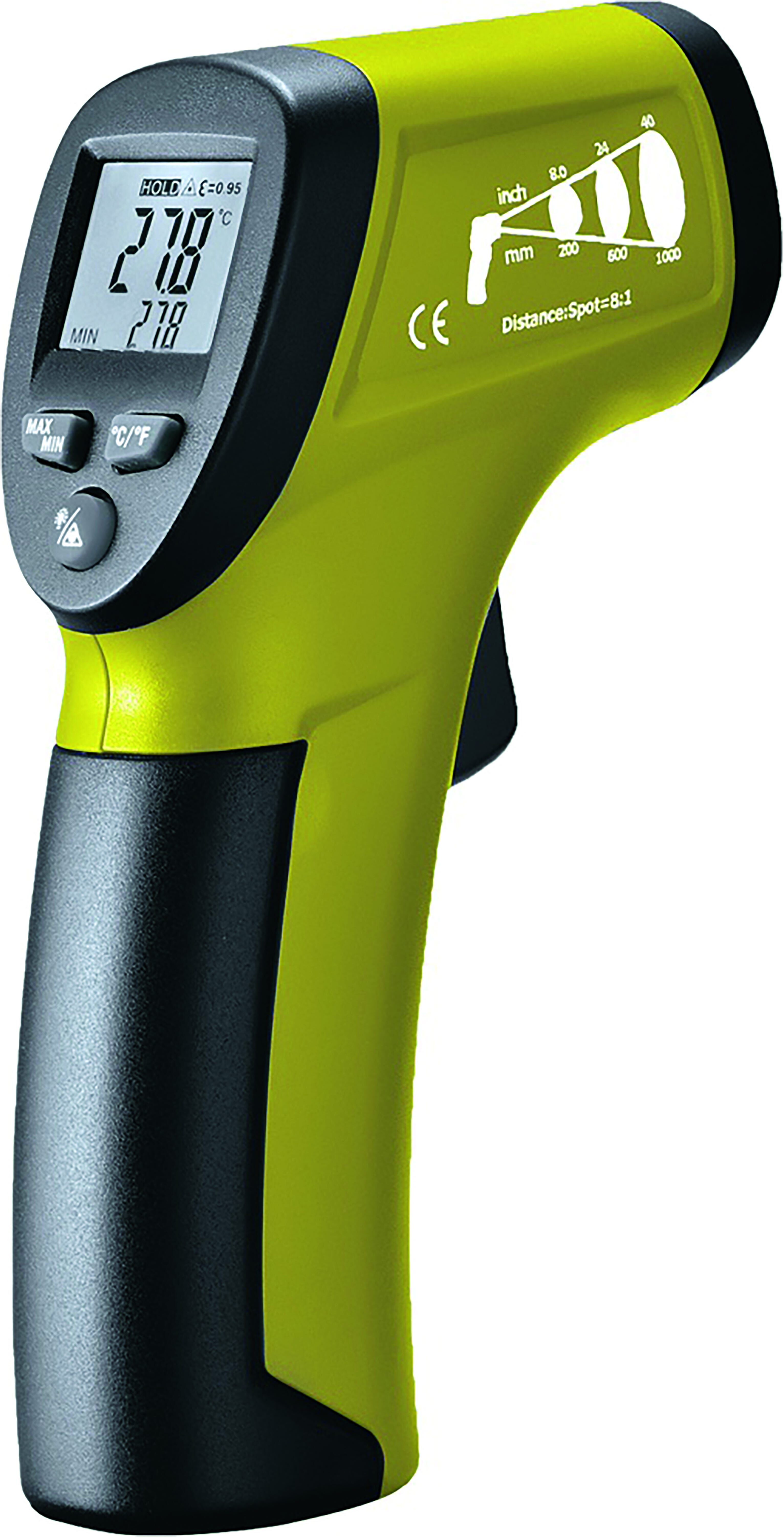 ETELEC Termometro Digitale A Infrarossi  By Ht Misurazione Da -30 A +260°c Lcd Retroilluminato ETELEC Termometro Digitale A Infrarossi  By Ht Misurazione Da -30 A +260°c Lcd Retroilluminato