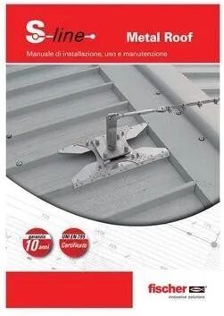 FISCHER Manuale Linea Vita  Tetto Lamiera Metal Roof A+c