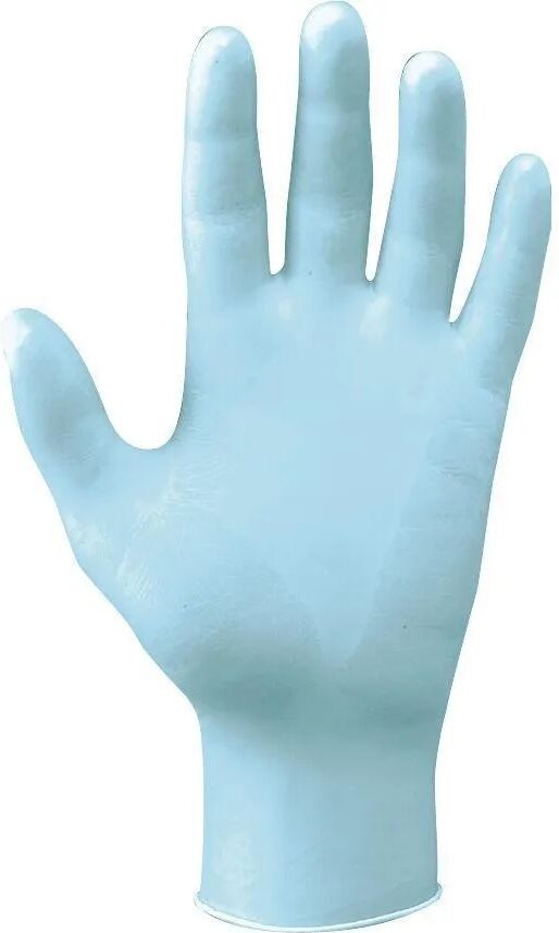 100 Guanti M Nitrile Monouso Azzurri Aql 1,5 Ambidestri Ad Alta Sensibilità