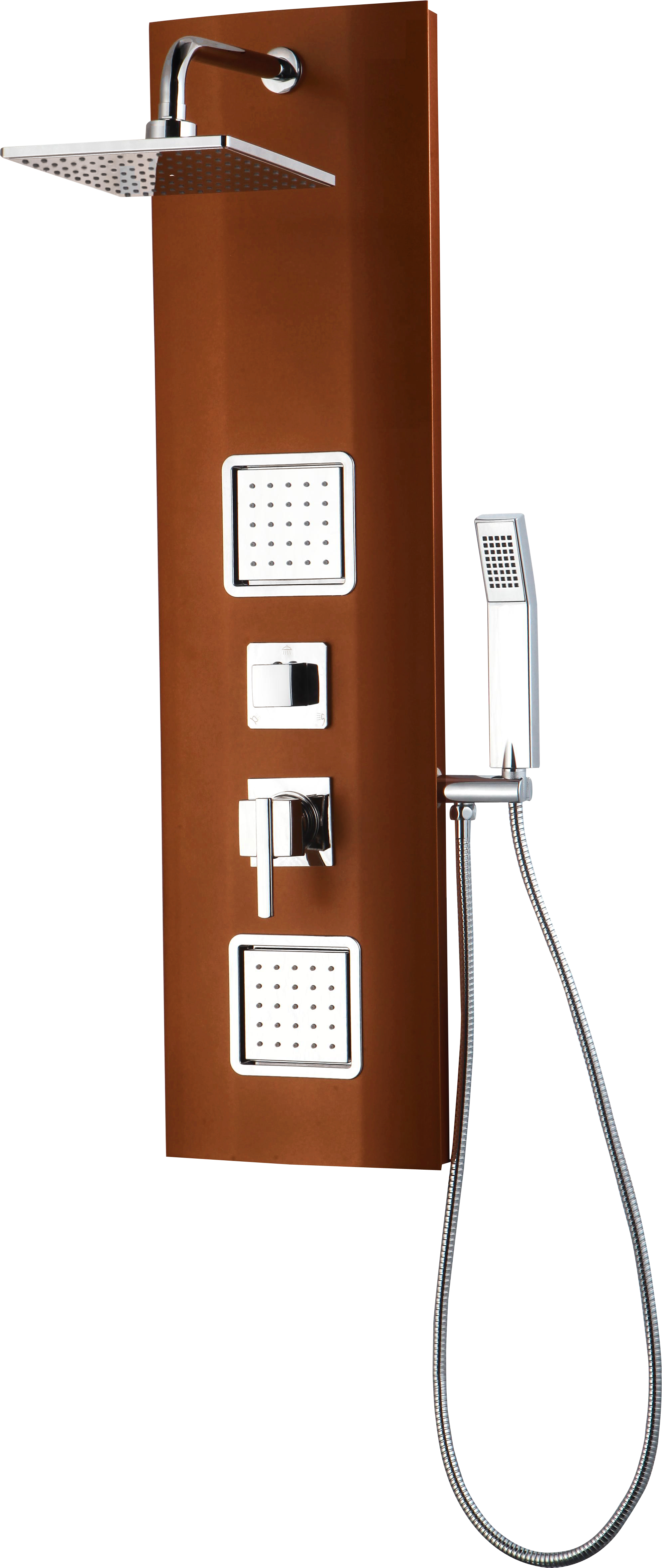 Colonna Doccia Idro Karisma Pvc Bronzo Con Ugelli Soft In Silicone Colonna Doccia Idro Karisma Pvc Bronzo Con Ugelli Soft In Silicone