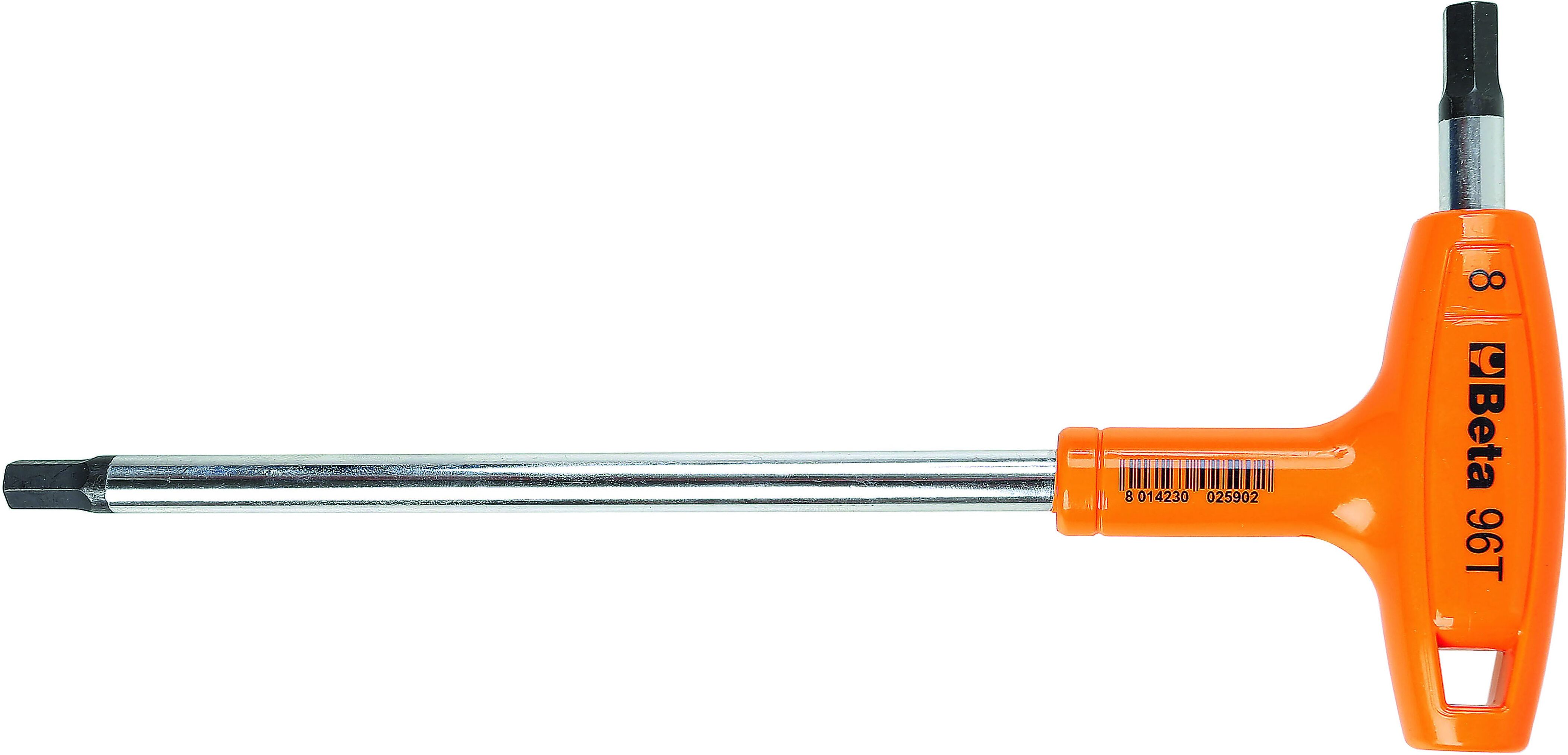 BETA Chiave A ''T''  Esagonale 5 Mm Con Impugnatura Modello 96t 5 BETA Chiave A ''T''  Esagonale 5 Mm Con Impugnatura Modello 96t 5