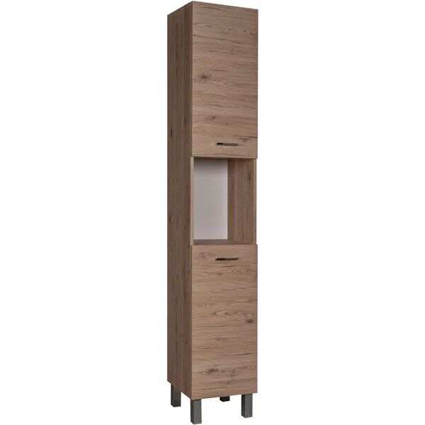 tecnomat colonna laguna e jess in trucciolato quercia naturale 2ante vano 34x34x183 cm (lxpxh)