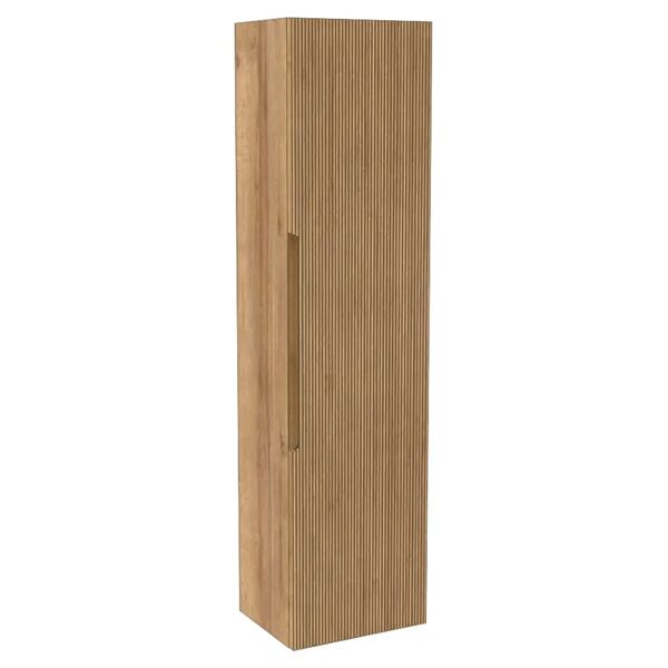 tecnomat colonna sospesa rigo in legno rovere farnia 1 anta soft close 35x138x28 cm (lxhxp)