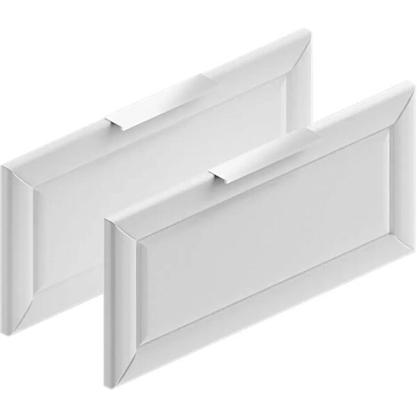 tecnomat coppia di frontali modul in legno palace bianco con maniglia 60x27,3 cm (lxh)