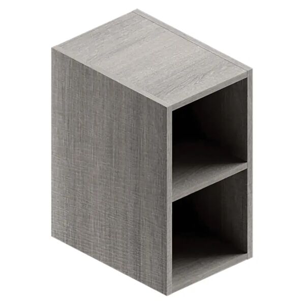 tecnomat base sospesa modul in legno metz per 2 vani a giorno 30x55x43 cm (lxhxp)