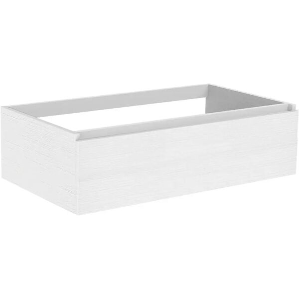 tecnomat base dolomite in legno bianco foresta 1 cassetto 90x25x50 cm (lxhxp)