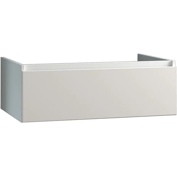 tecnomat base venus in legno bianco opaco 1 cassetto soft close 79x27x46 cm (lxhxp)