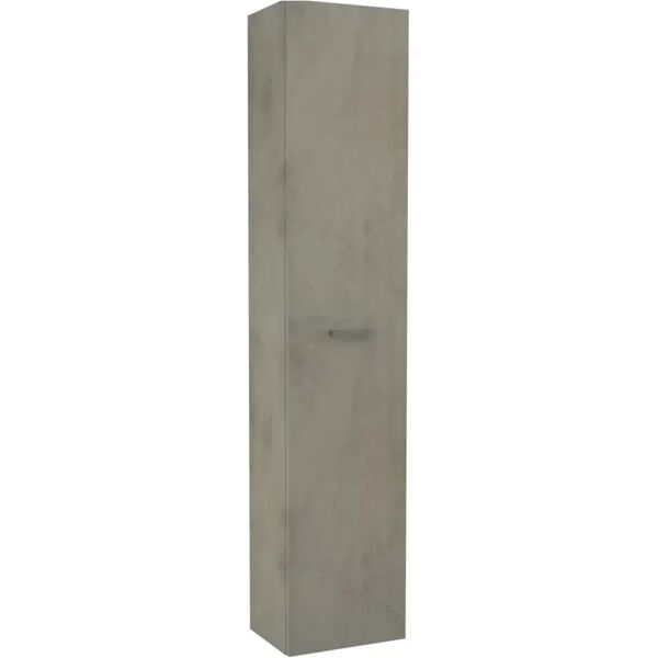 tecnomat colonna sospesa asya in legno cemento 1 anta soft close 34x162x25 cm (lxhxp)