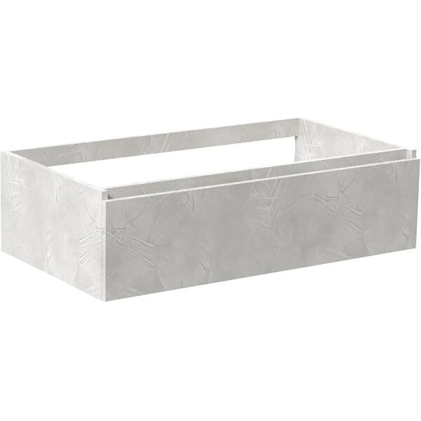 tecnomat base dolomite in legno colore grey 1 cassetto 90x25x50 cm (lxhxp)