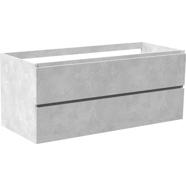 tecnomat base dolomite in legno colore grey 2 cassetto 120x50x50 cm (lxhxp)