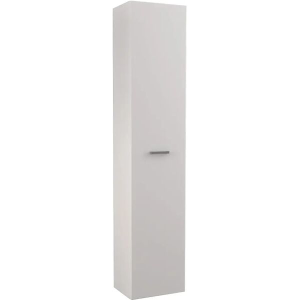 tecnomat colonna sospesa asya in legno bianco opaco 1 anta soft close 34x162x25 cm (lxhxp)