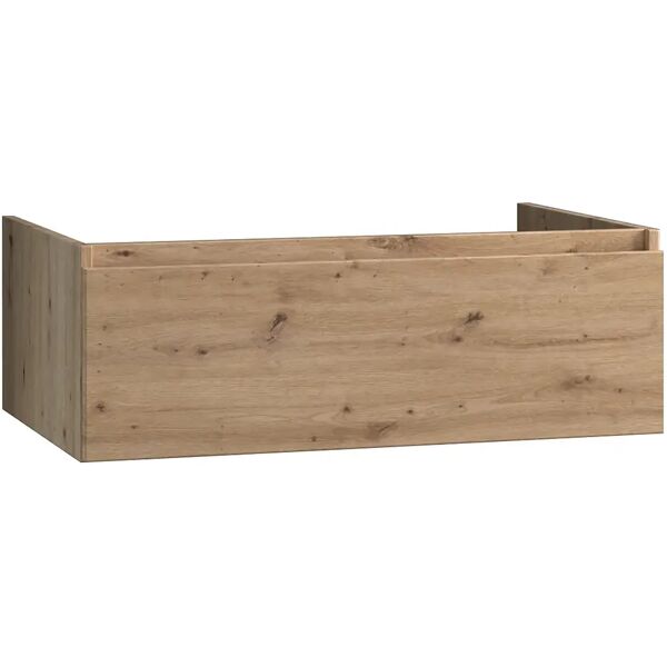 tecnomat base venus in legno rovere nodato 1 cassetto soft close 79x27x46 cm (lxhxp)