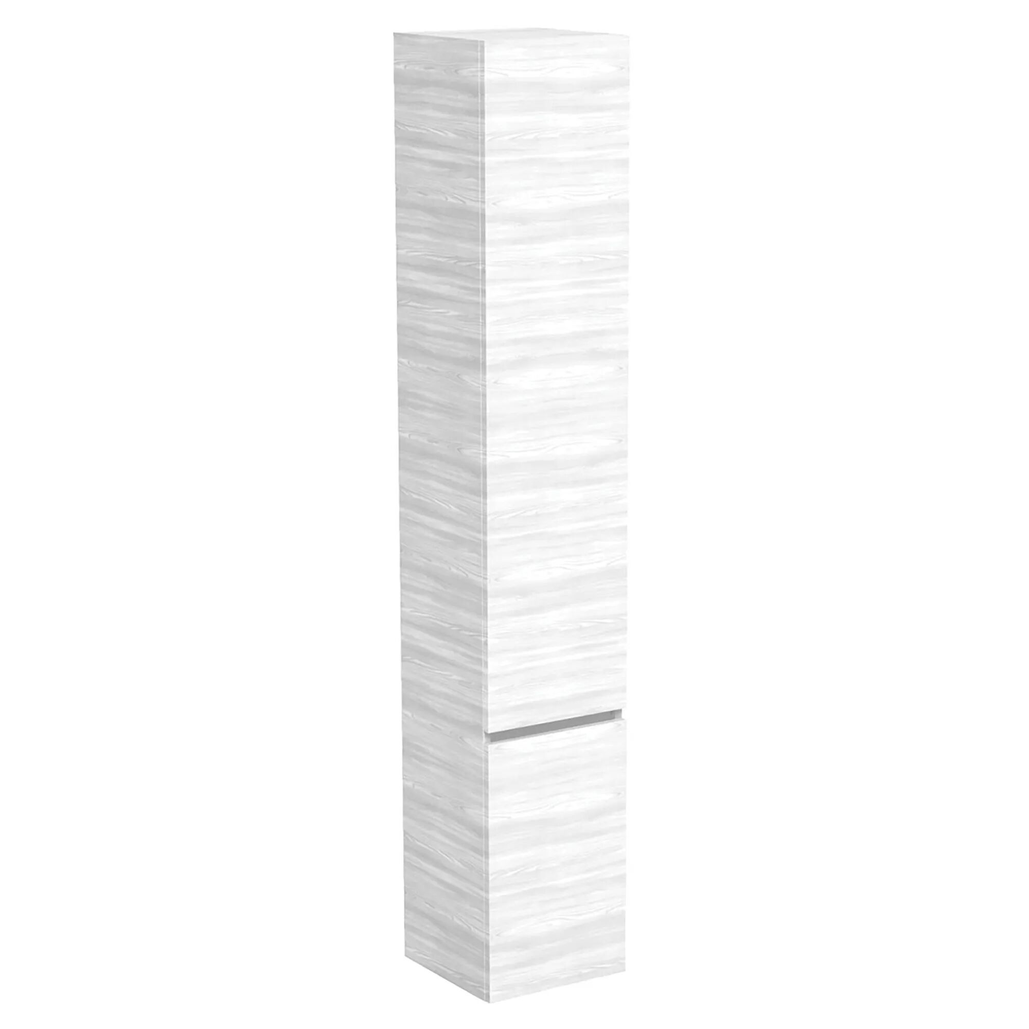 tecnomat colonna sospesa dolomite in legno nobilitato bianco foresta 2 ante 30x30x170 cm (lxpxh)