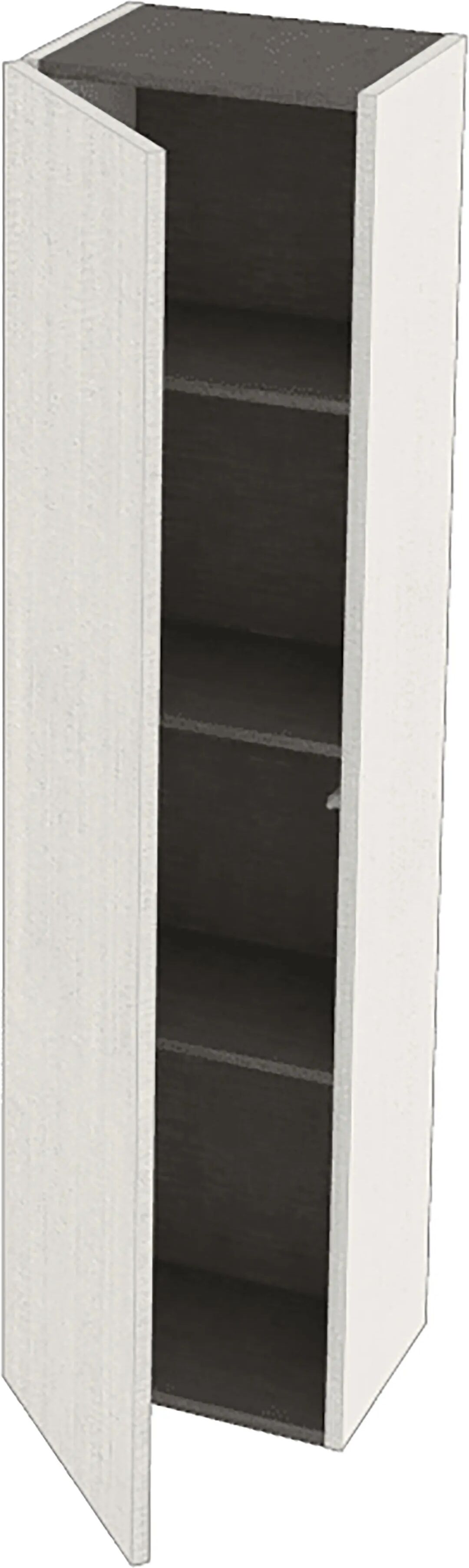 Tecnomat COLONNA SOSPESA SMART IN LEGNO 1 ANTA WHITE ELM 35x138x28 cm (LxHxP) APERTURA PUSH-PULL